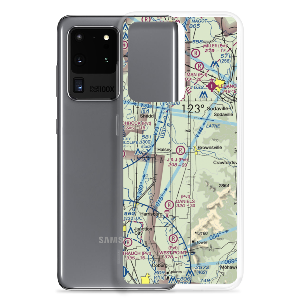 Showa Airport (OR94) VFR Sectional Samsung Case Samsung Galaxy S20 Ultra model shown