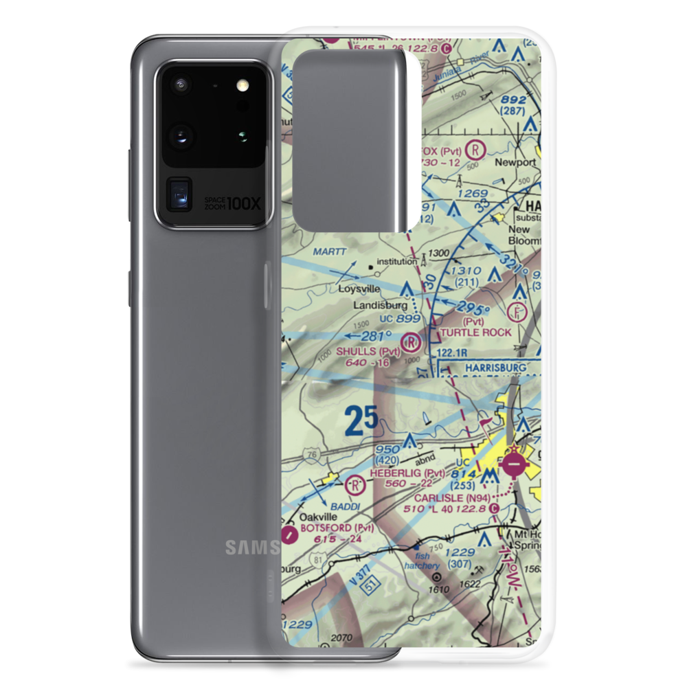 Shulls Airport (2PA8) VFR Sectional Samsung Case Samsung Galaxy S20 Ultra model shown