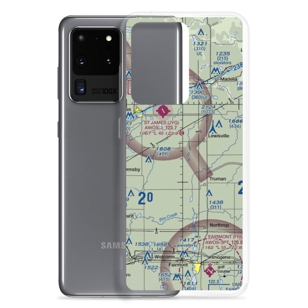 Sieg's Farm Airport (MY00) VFR Sectional Samsung Case Samsung Galaxy S20 Ultra model shown