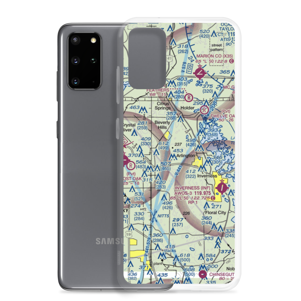 Sierra Airpark (FL48) VFR Sectional Samsung Case Samsung Galaxy S20 Plus model shown