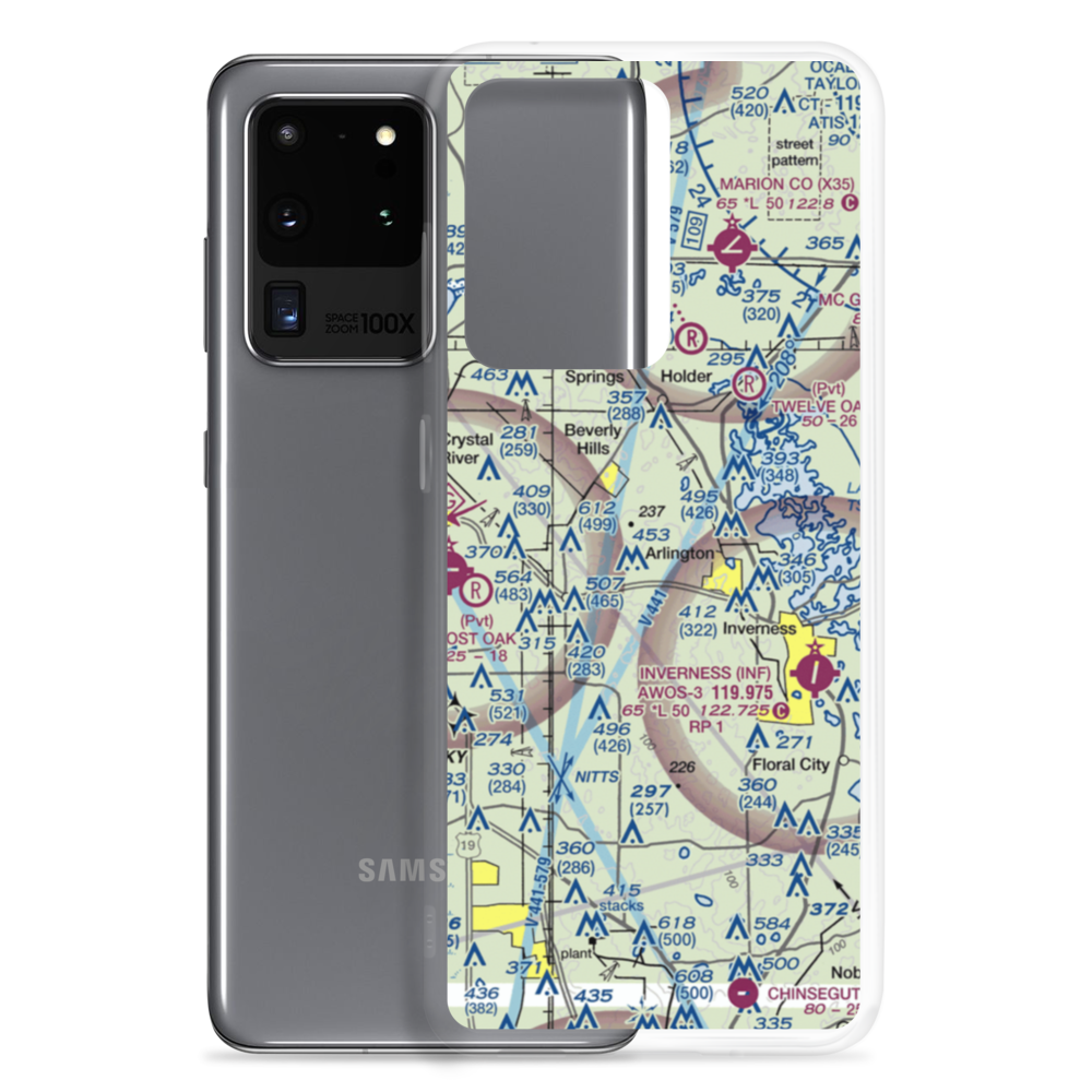 Sierra Airpark (FL48) VFR Sectional Samsung Case Samsung Galaxy S20 Ultra model shown
