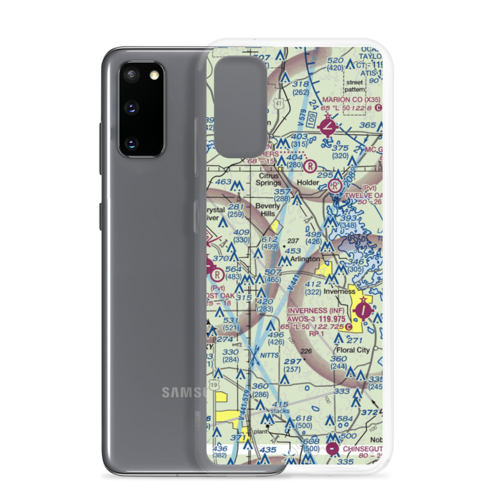 Sierra Airpark (FL48) VFR Sectional Samsung Case Samsung Galaxy S20 model shown