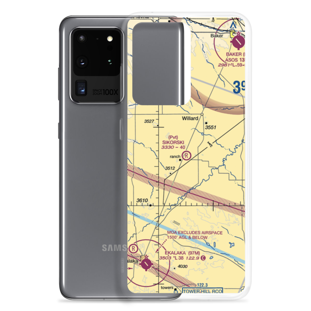 Sikorski Ranch Airport (MT74) VFR Sectional Samsung Case Samsung Galaxy S20 Ultra model shown