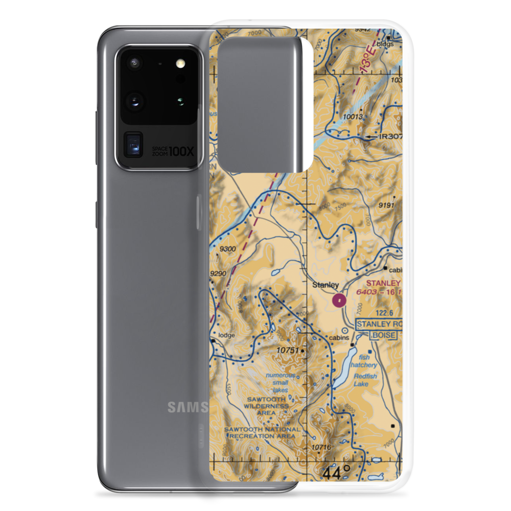 Silva Ranch Airport (13ID) VFR Sectional Samsung Case Samsung Galaxy S20 Ultra model shown