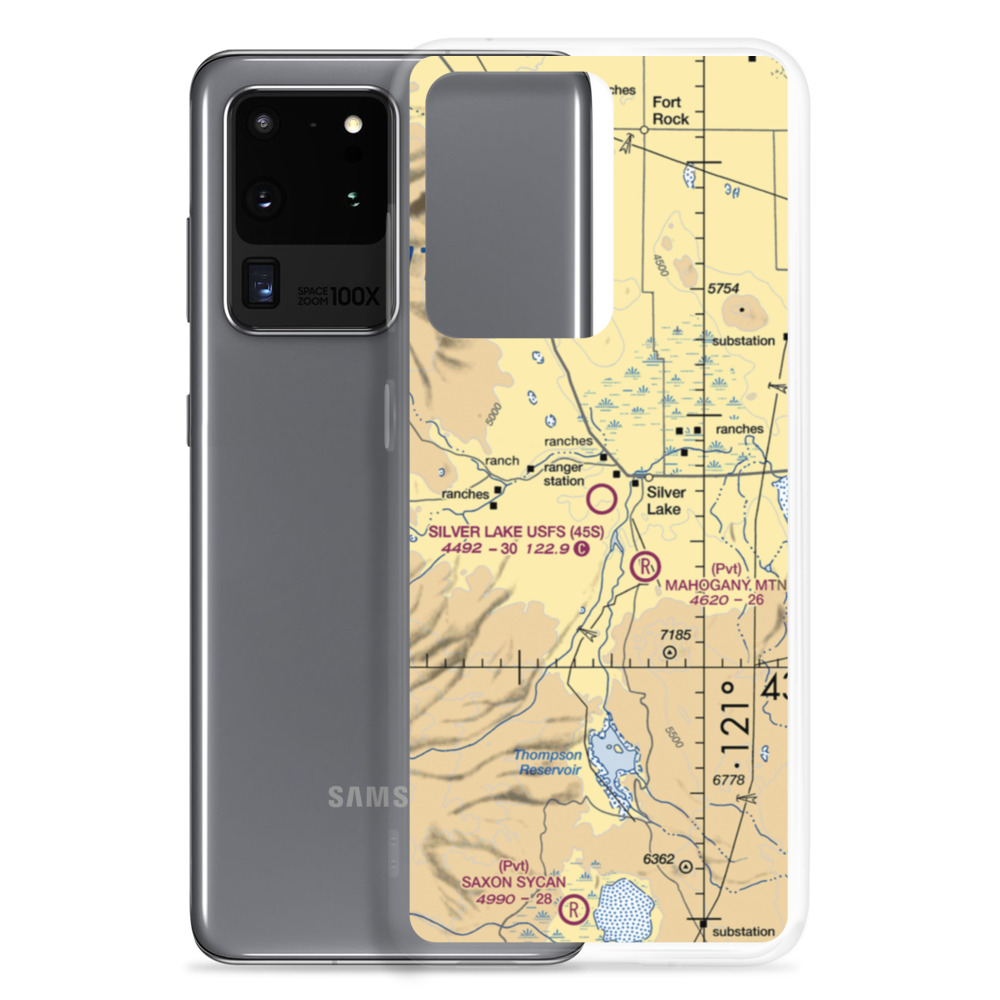 Silver Lake F S Strip (45S) VFR Sectional Samsung Case Samsung Galaxy S20 Ultra model shown