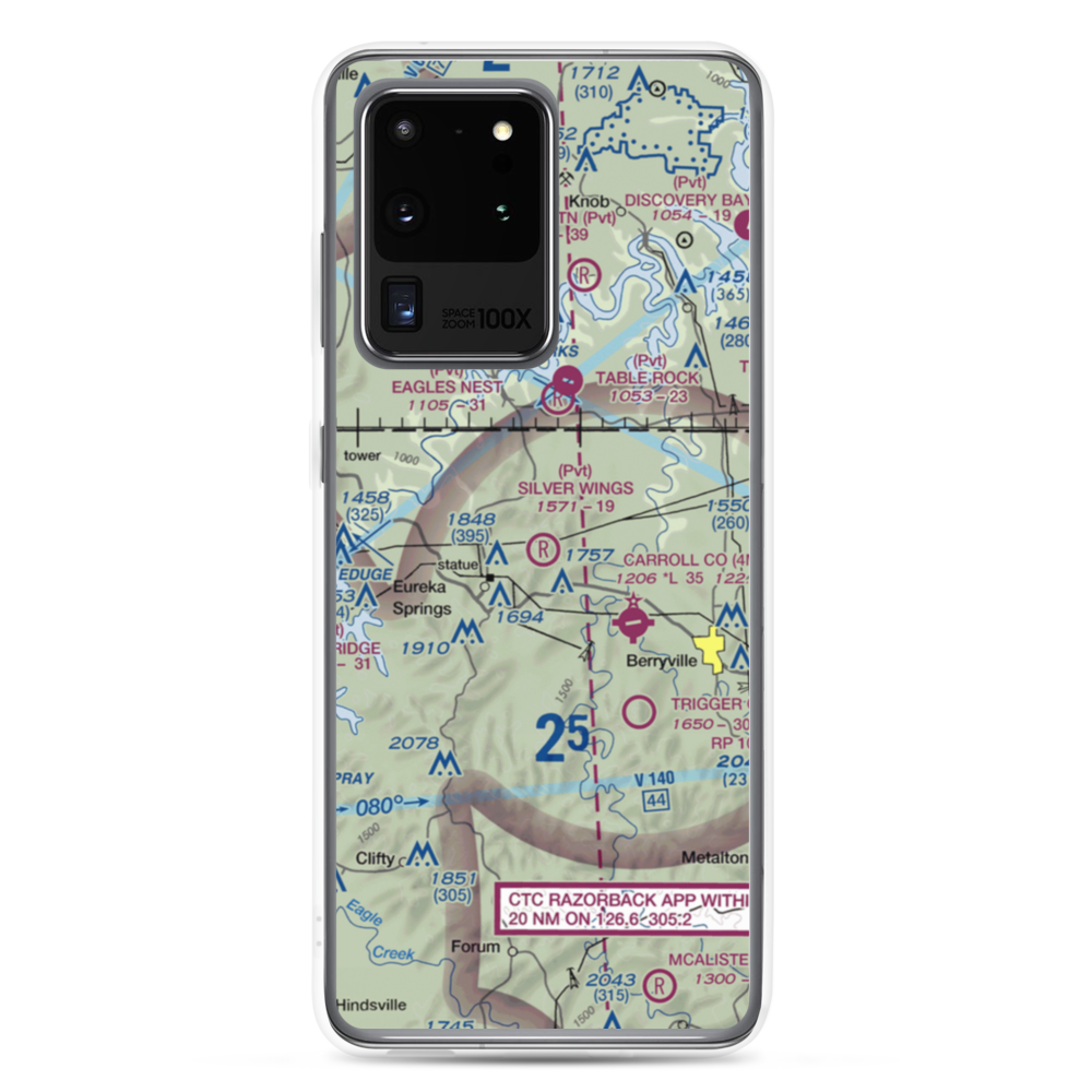 Silver Wings Field (5A5) VFR Sectional Samsung Case Samsung Galaxy S20 Ultra model shown