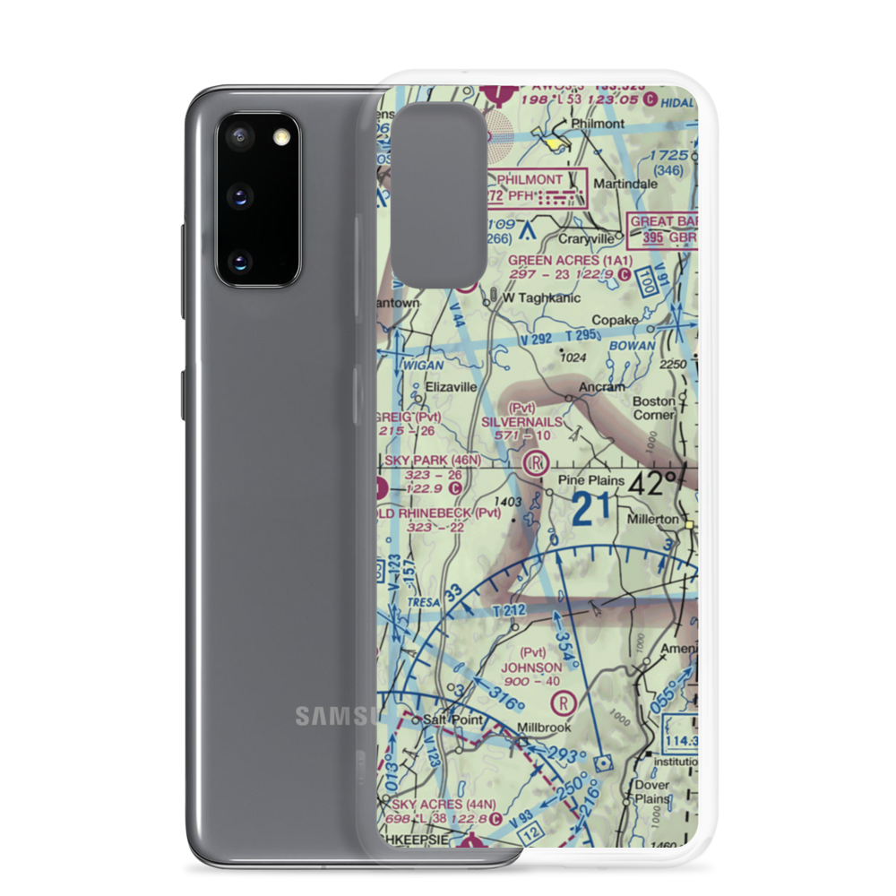 Silvernails Field (82NY) VFR Sectional Samsung Case Samsung Galaxy S20 model shown