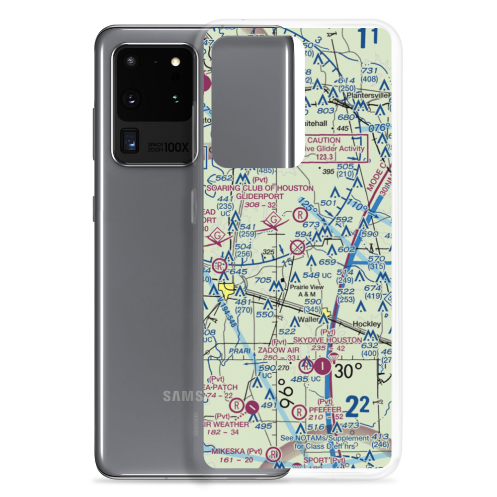 Simaron Ranch Airport (9TS3) VFR Sectional Samsung Case Samsung Galaxy S20 Ultra model shown