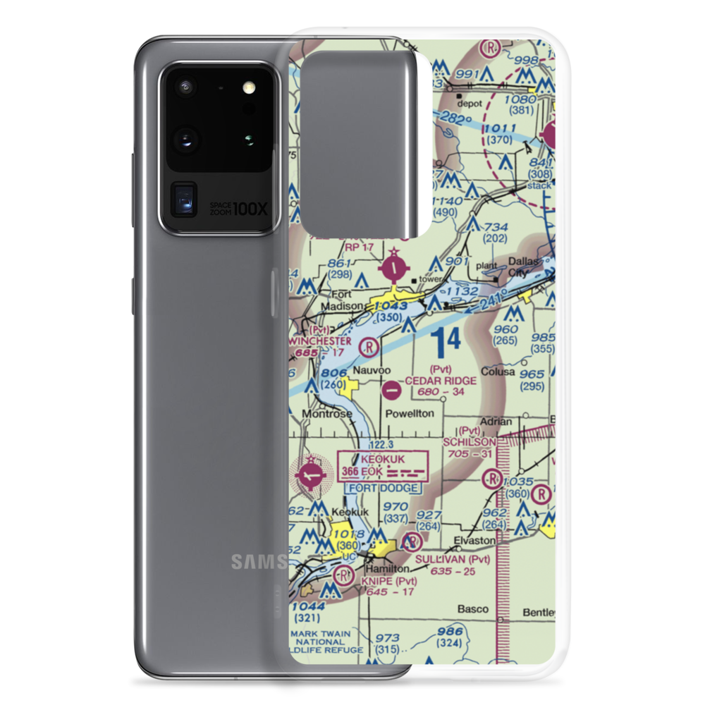 Sinele's Sunset Strip (69IS) VFR Sectional Samsung Case Samsung Galaxy S20 Ultra model shown
