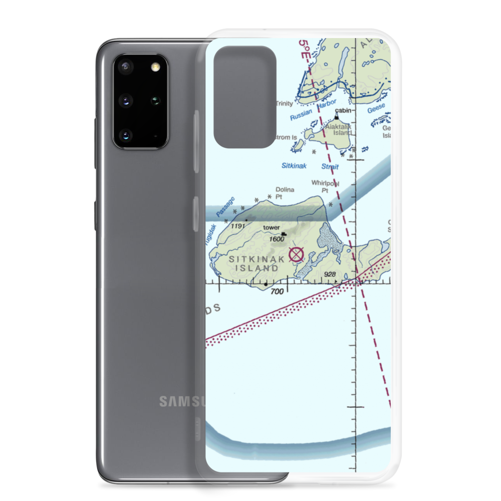 Sitkinak Airport (SKJ) VFR Sectional Samsung Case Samsung Galaxy S20 Plus model shown