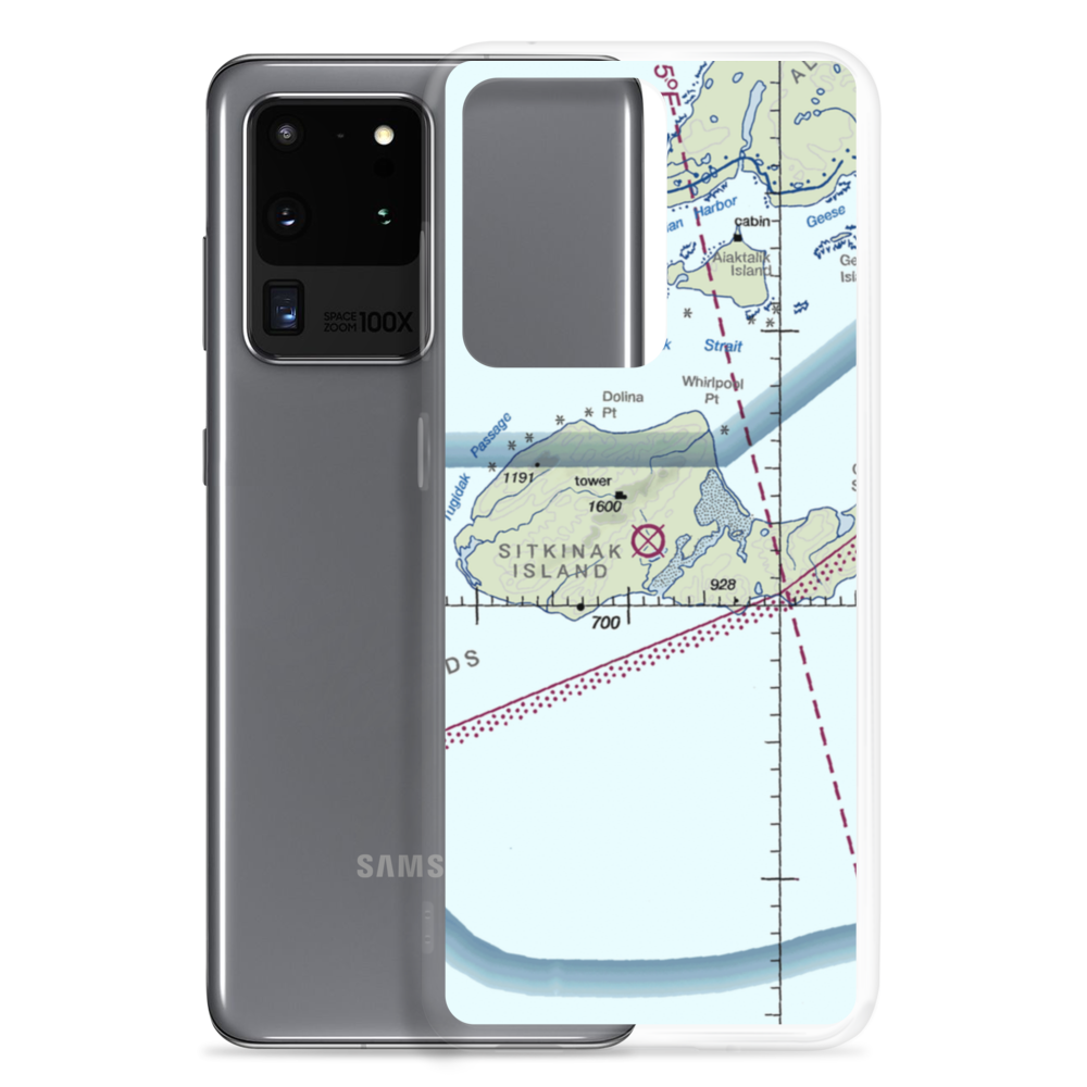 Sitkinak Airport (SKJ) VFR Sectional Samsung Case Samsung Galaxy S20 Ultra model shown