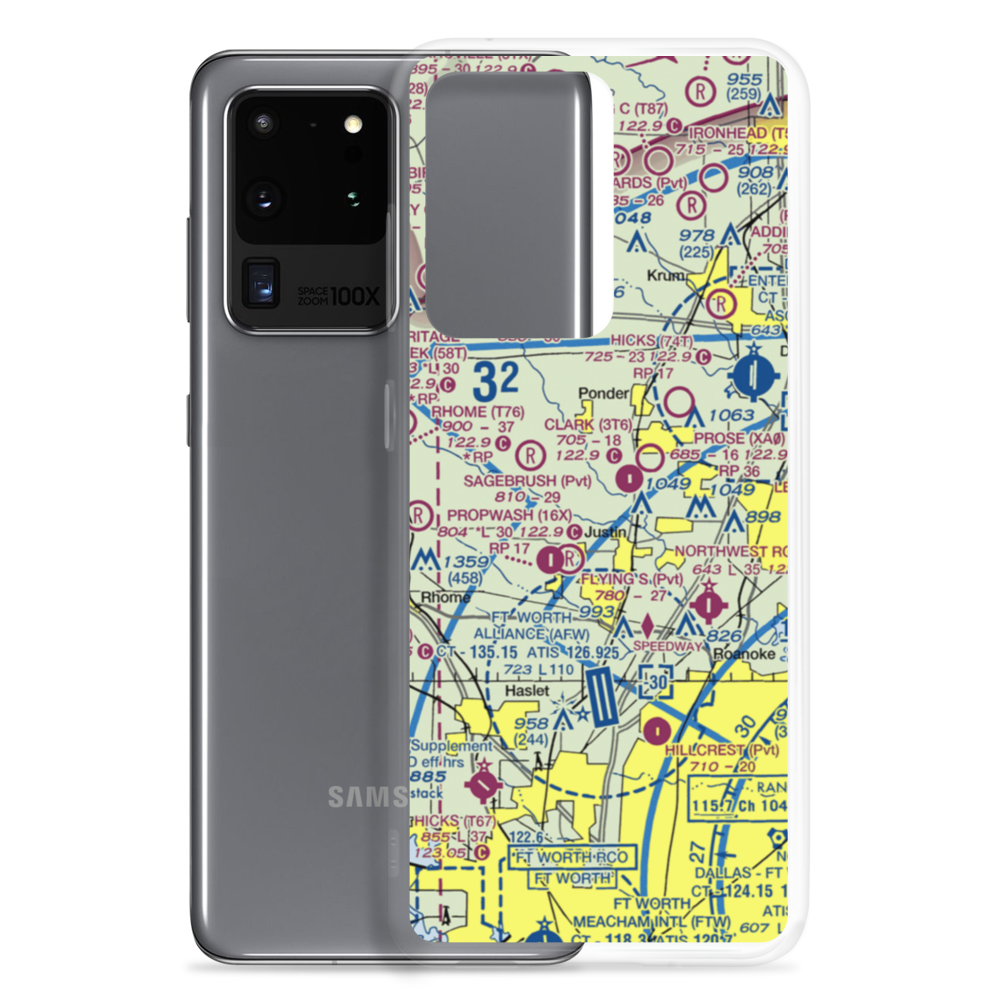 Sitton Field (3TX3) VFR Sectional Samsung Case Samsung Galaxy S20 Ultra model shown