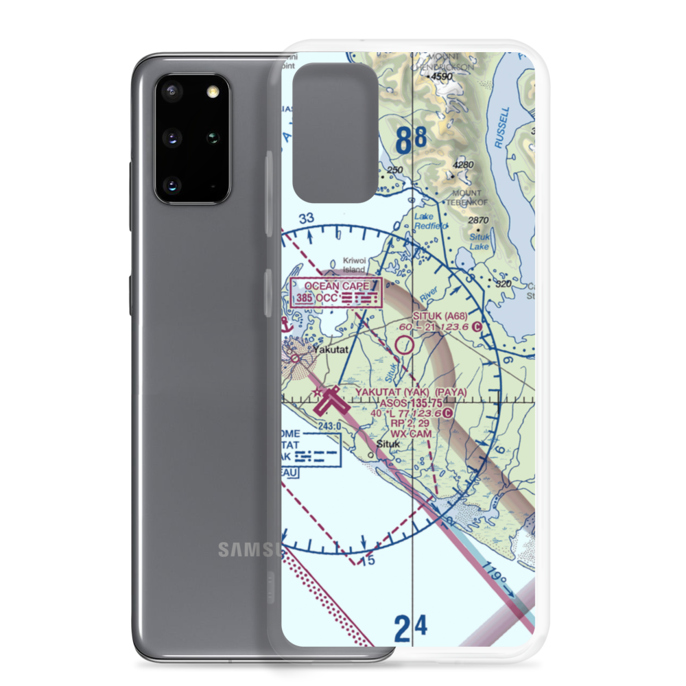 Situk Airport (A68) VFR Sectional Samsung Case Samsung Galaxy S20 Plus model shown