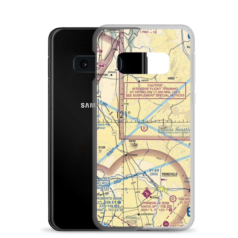 Six Springs Ranch Airport (OG51) VFR Sectional Samsung Case Samsung Galaxy S10e model shown
