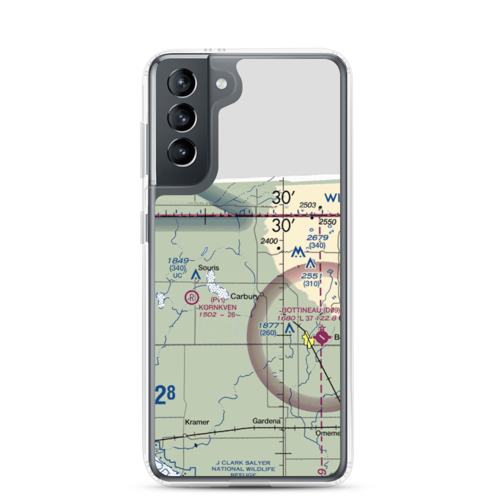 Sjule Private Airstrip (7NA9) VFR Sectional Samsung Case Samsung Galaxy S21 model shown