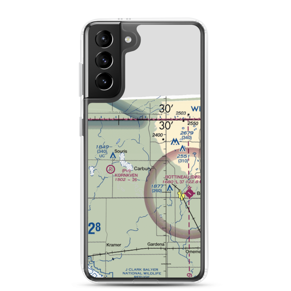 Sjule Private Airstrip (7NA9) VFR Sectional Samsung Case Samsung Galaxy S21 Plus model shown