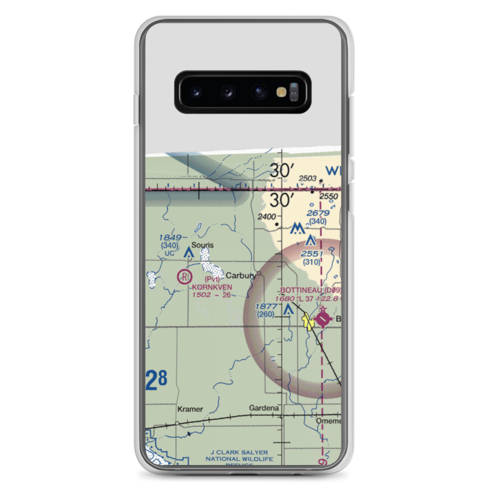 Sjule Private Airstrip (7NA9) VFR Sectional Samsung Case Samsung Galaxy S10+ model shown