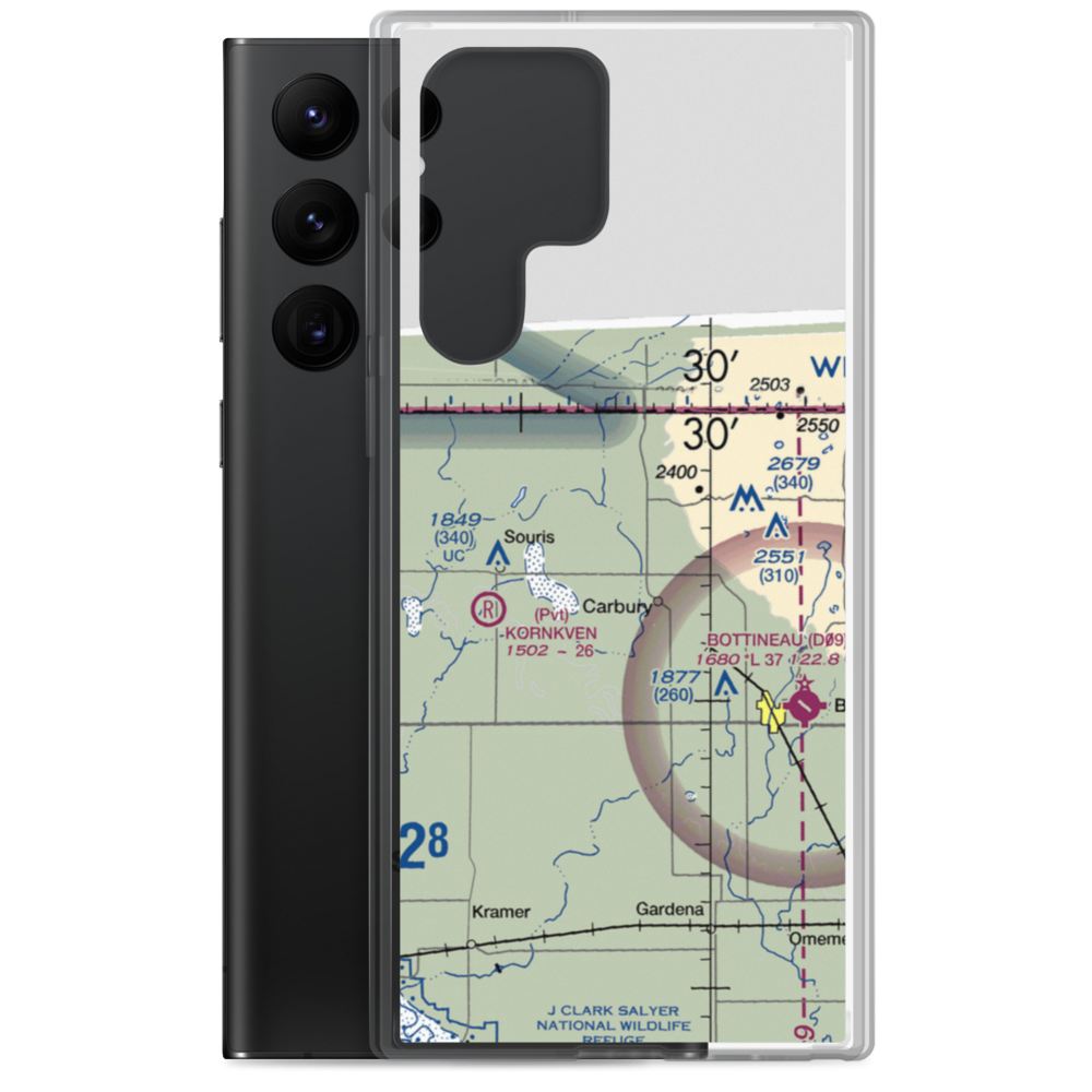 Sjule Private Airstrip (7NA9) VFR Sectional Samsung Case Samsung Galaxy S22 Ultra model shown