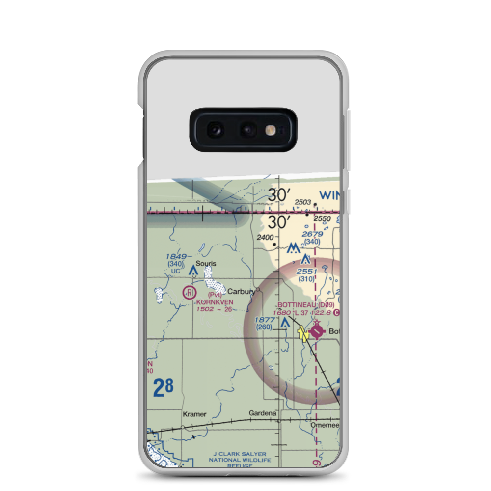 Sjule Private Airstrip (7NA9) VFR Sectional Samsung Case Samsung Galaxy S10e model shown