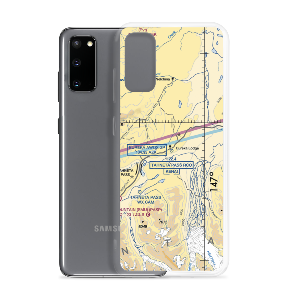 Skelton Airport (3AK1) VFR Sectional Samsung Case Samsung Galaxy S20 model shown