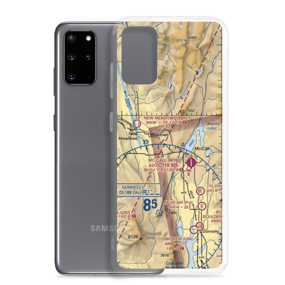 Ski Valley Airport (US-0009) VFR Sectional Samsung Case Samsung Galaxy S20 Plus model shown