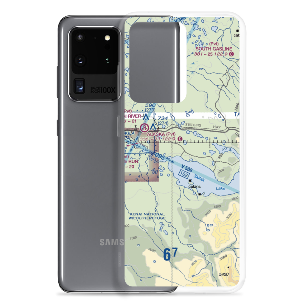 Skilak BLM Helistop (3K0) VFR Sectional Samsung Case Samsung Galaxy S20 Ultra model shown