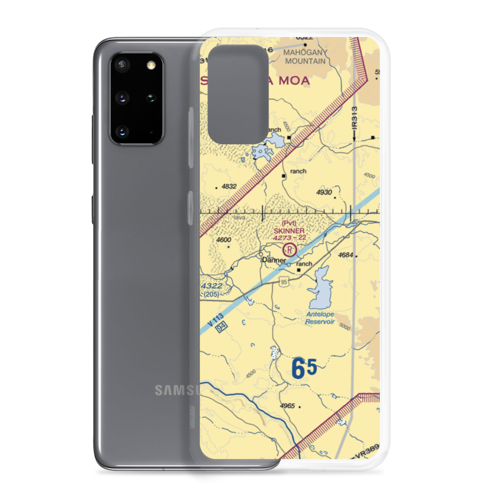 Skinner Ranch Airport (12OR) VFR Sectional Samsung Case Samsung Galaxy S20 Plus model shown