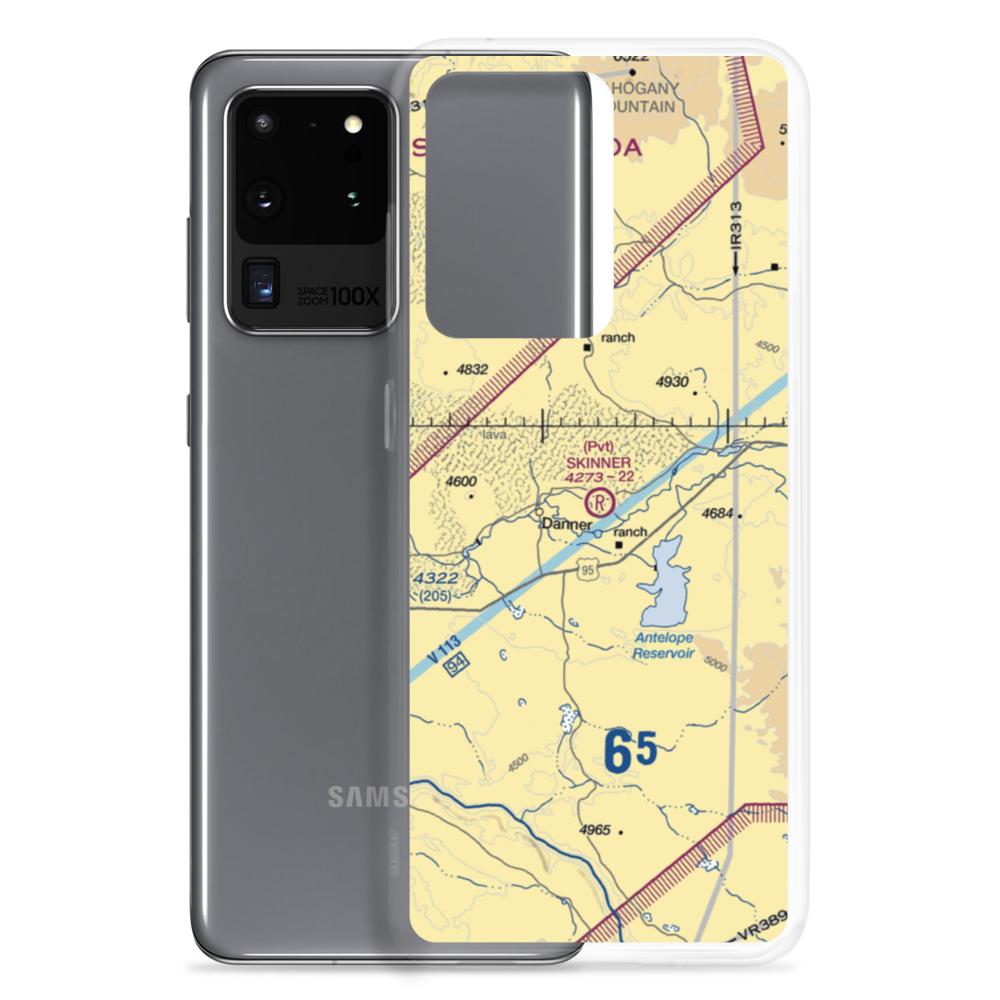 Skinner Ranch Airport (12OR) VFR Sectional Samsung Case Samsung Galaxy S20 Ultra model shown