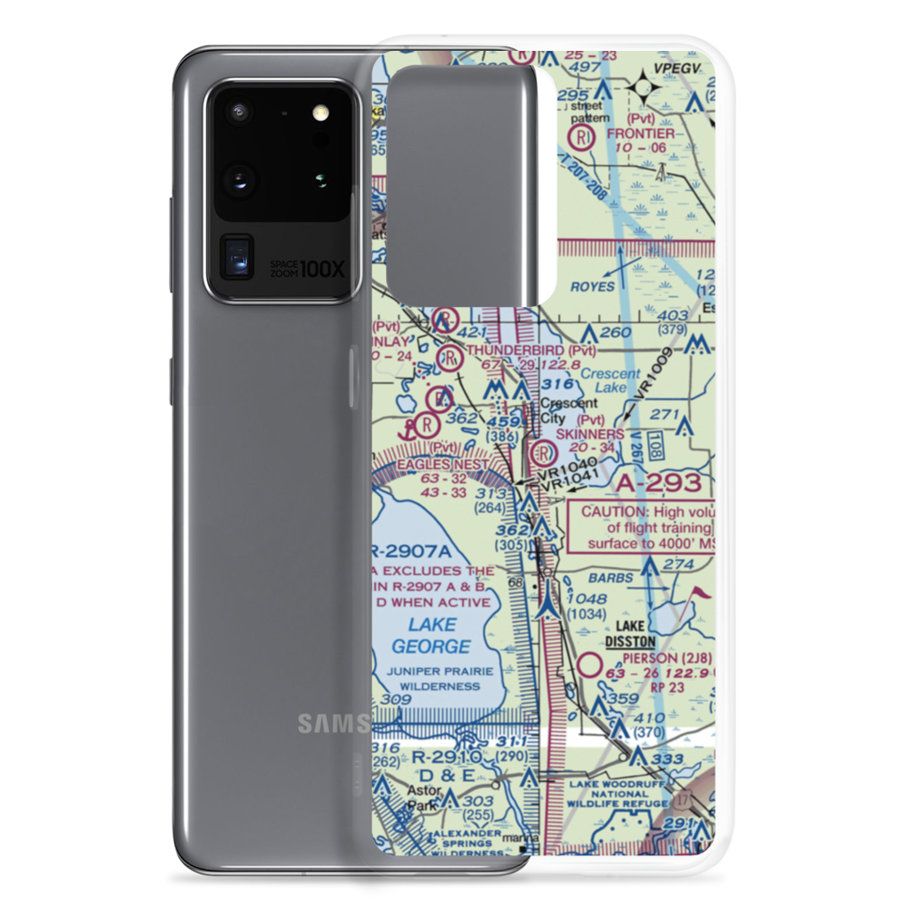 Skinners Wholesale Nursery Airport (16FD) VFR Sectional Samsung Case Samsung Galaxy S20 Ultra model shown