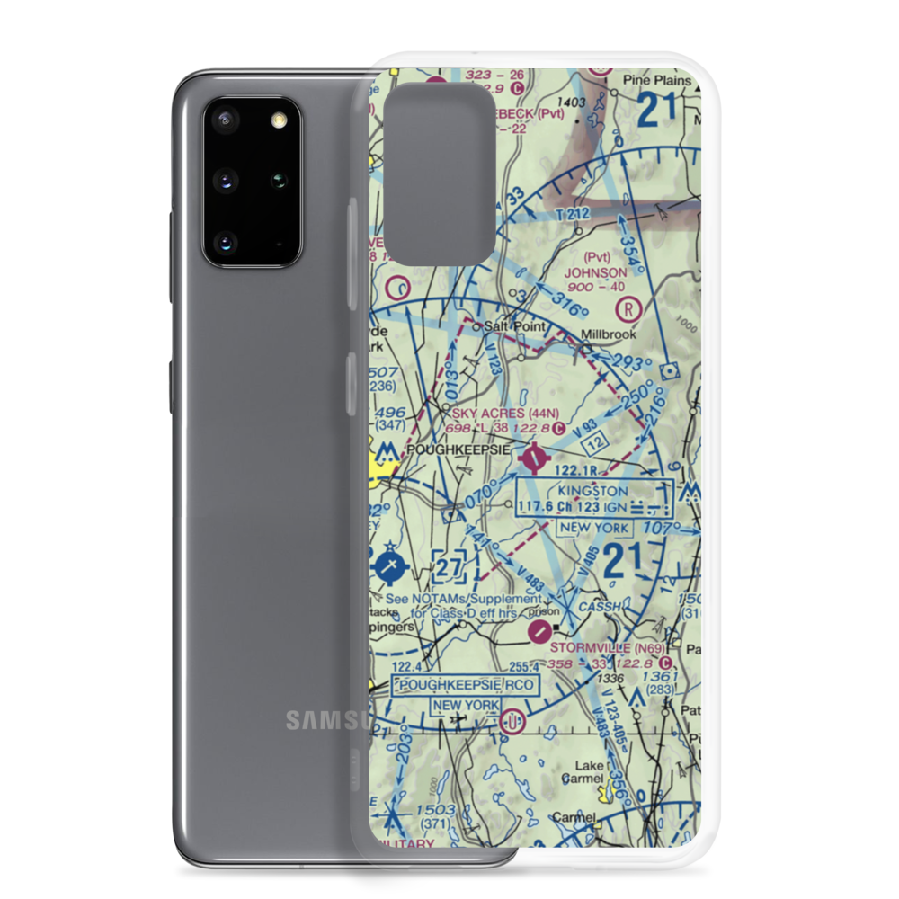 Sky Acres Airport (44N) VFR Sectional Samsung Case Samsung Galaxy S20 Plus model shown
