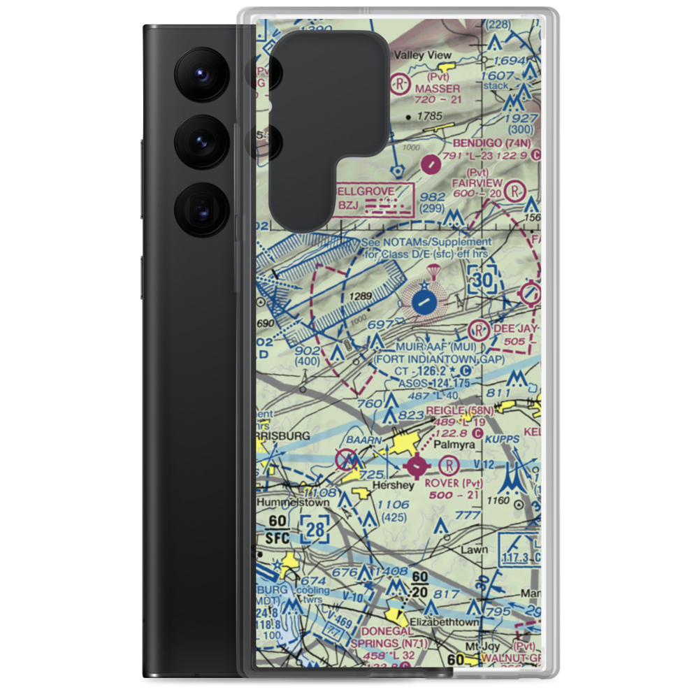Sky Classics Field (7PS4) VFR Sectional Samsung Case Samsung Galaxy S22 Ultra model shown