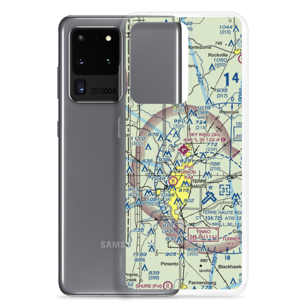 Sky King Airport (3I3) VFR Sectional Samsung Case Samsung Galaxy S20 Ultra model shown