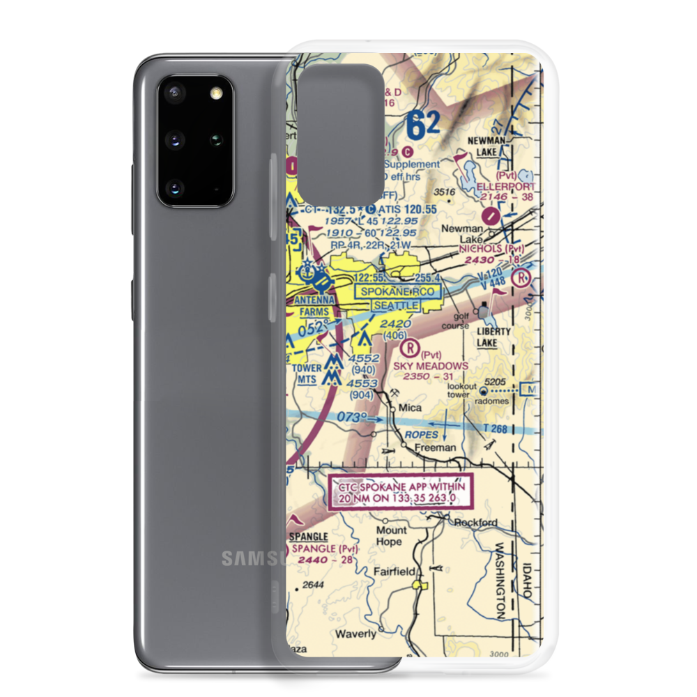 Sky Meadows Airpark (WN92) VFR Sectional Samsung Case Samsung Galaxy S20 Plus model shown
