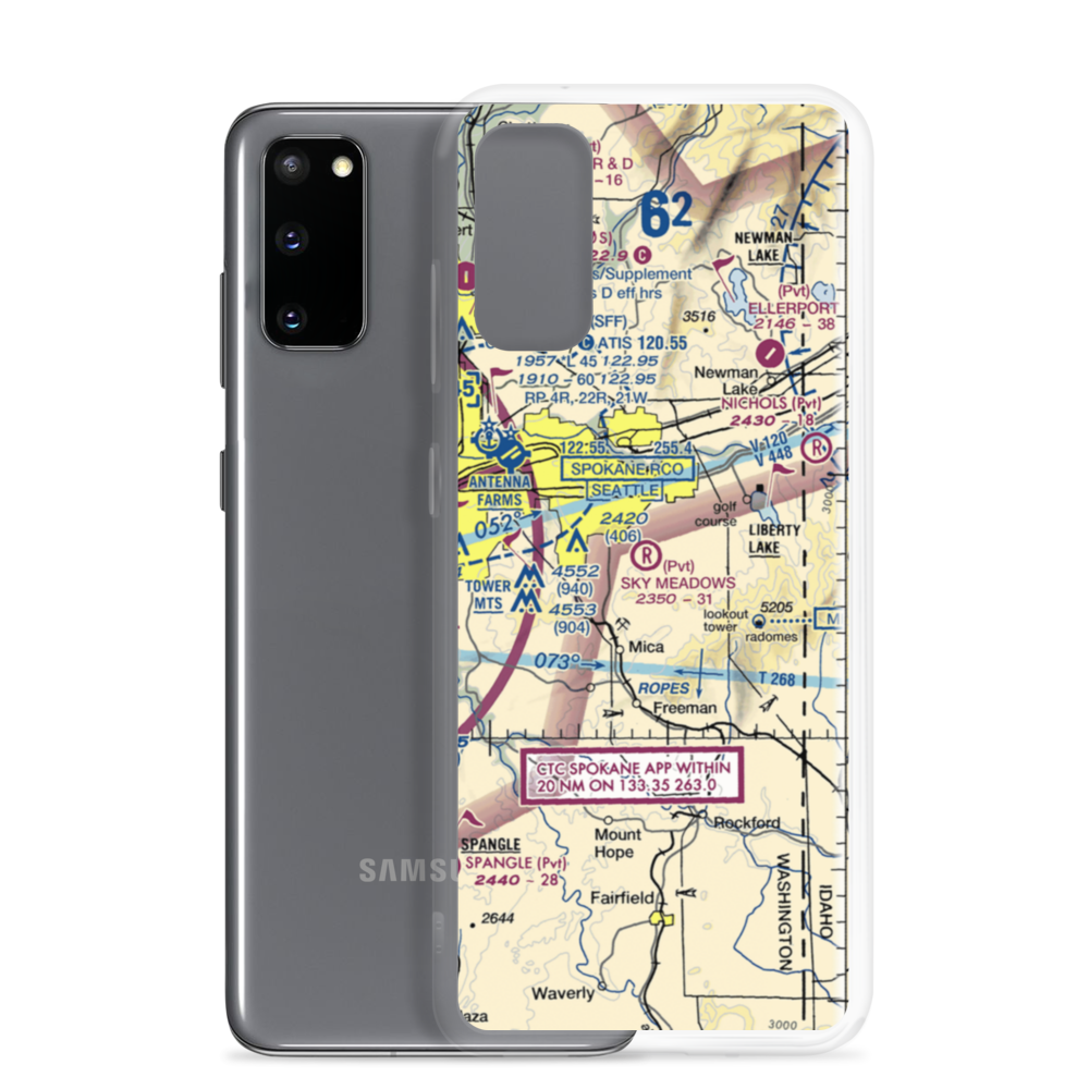 Sky Meadows Airpark (WN92) VFR Sectional Samsung Case Samsung Galaxy S20 model shown