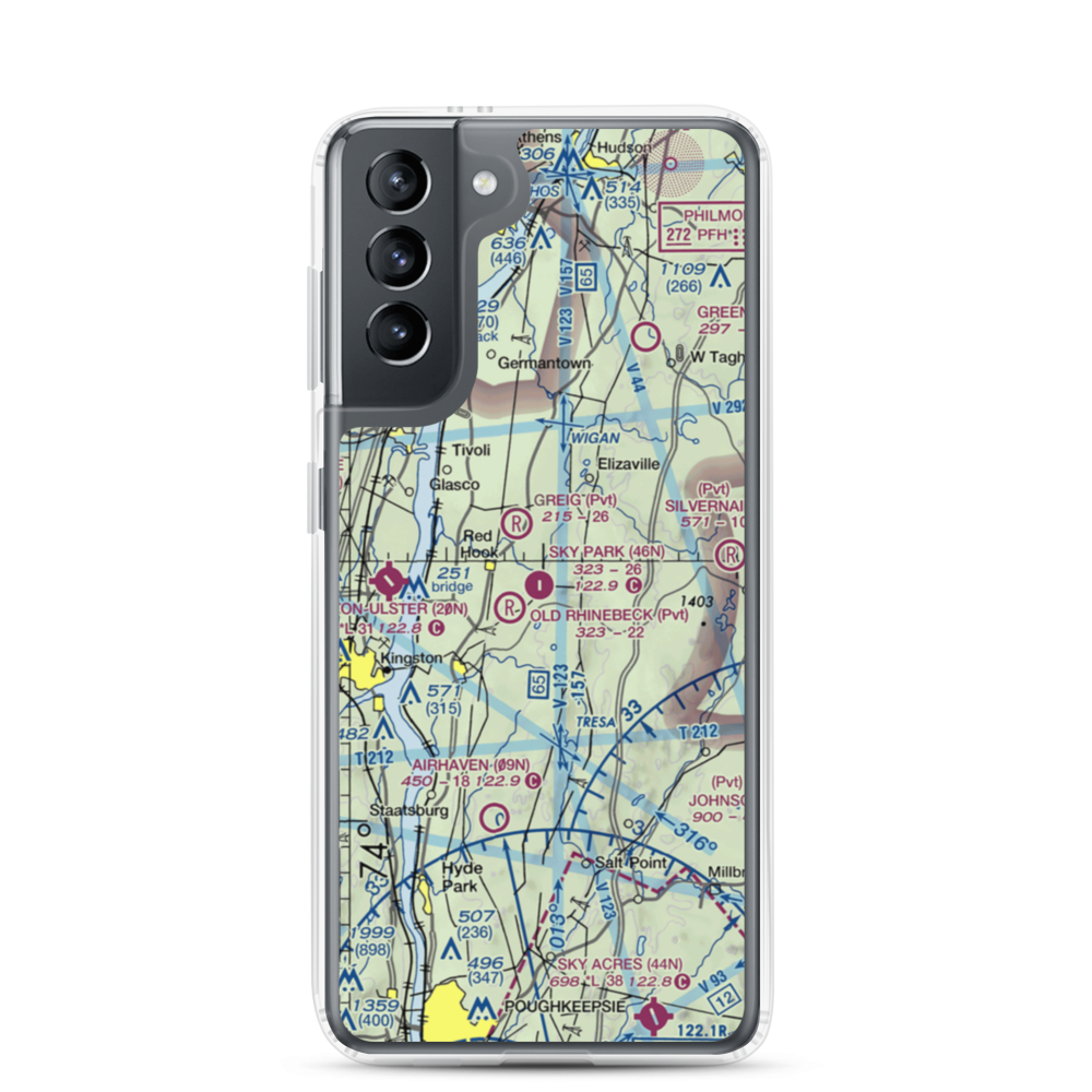 Sky Park Airport (46N) VFR Sectional Samsung Case Samsung Galaxy S21 model shown