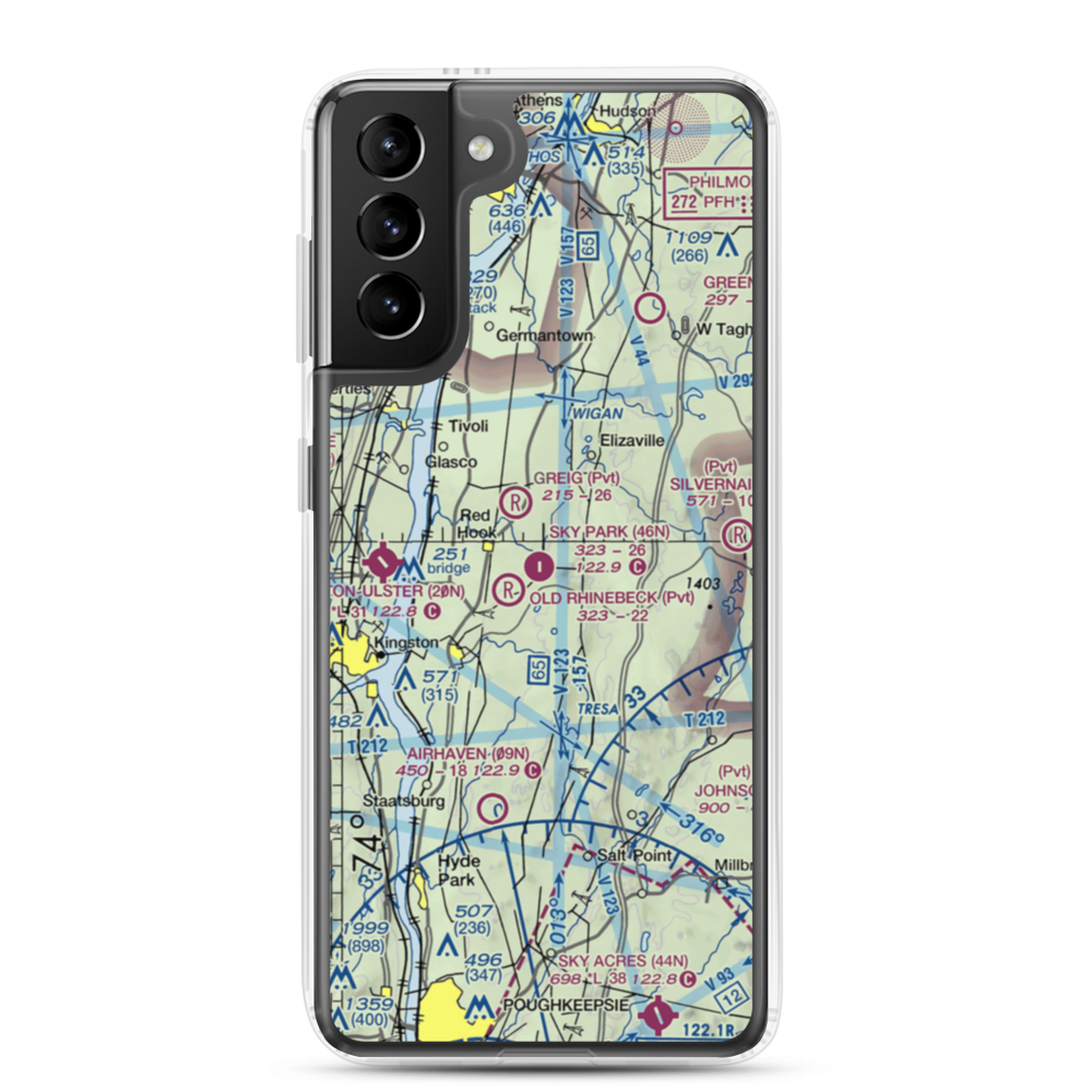 Sky Park Airport (46N) VFR Sectional Samsung Case Samsung Galaxy S21 Plus model shown