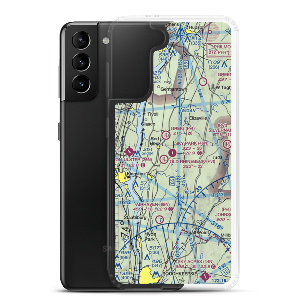 Sky Park Airport (46N) VFR Sectional Samsung Case Samsung Galaxy S21 Plus model shown
