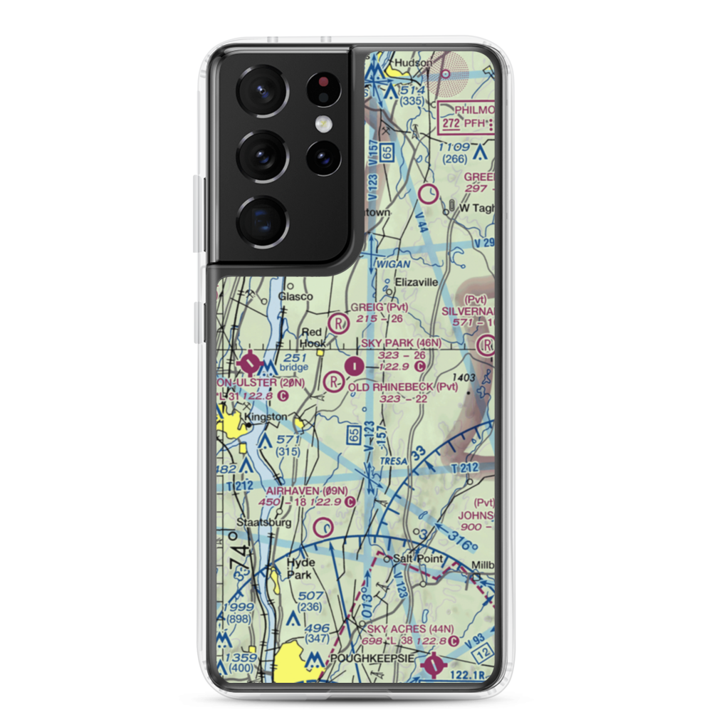 Sky Park Airport (46N) VFR Sectional Samsung Case Samsung Galaxy S21 Ultra model shown