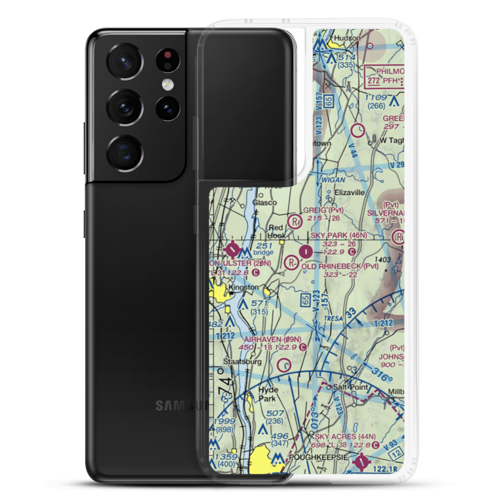 Sky Park Airport (46N) VFR Sectional Samsung Case Samsung Galaxy S21 Ultra model shown