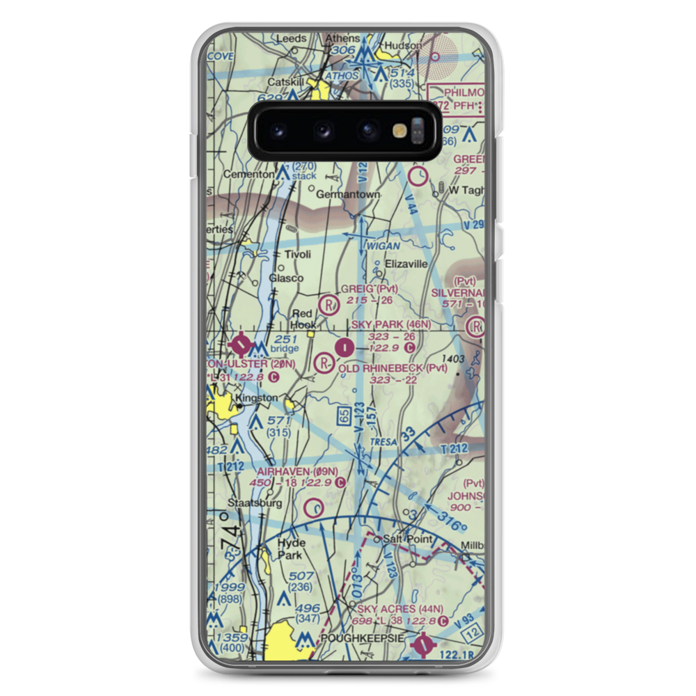 Sky Park Airport (46N) VFR Sectional Samsung Case Samsung Galaxy S10+ model shown