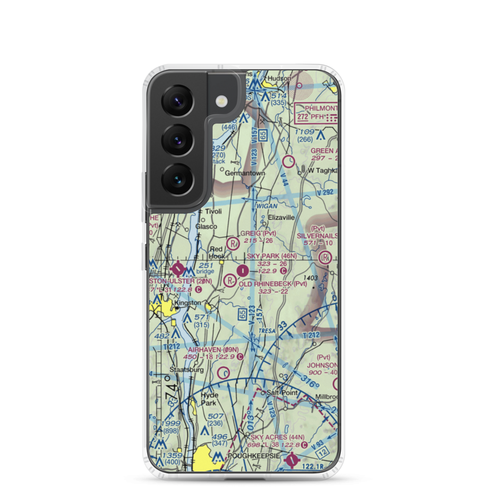 Sky Park Airport (46N) VFR Sectional Samsung Case Samsung Galaxy S22 model shown