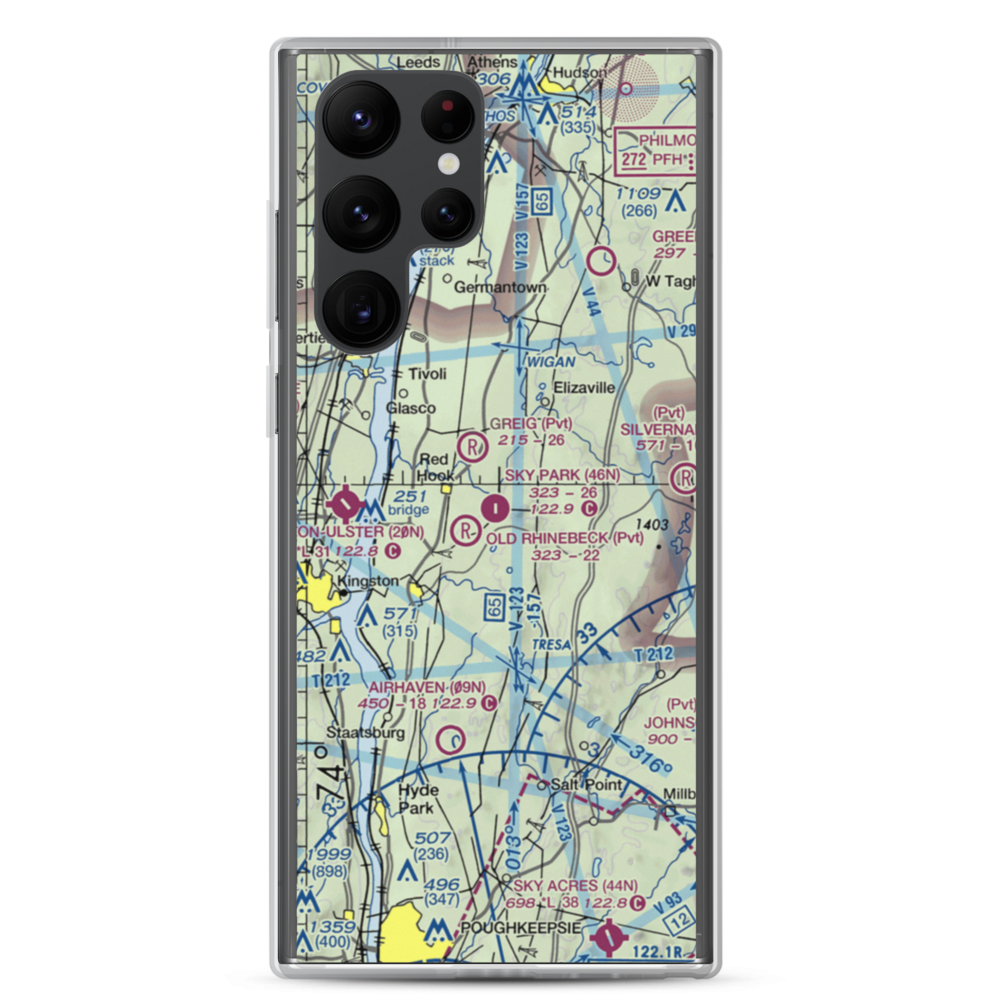 Sky Park Airport (46N) VFR Sectional Samsung Case Samsung Galaxy S22 Ultra model shown