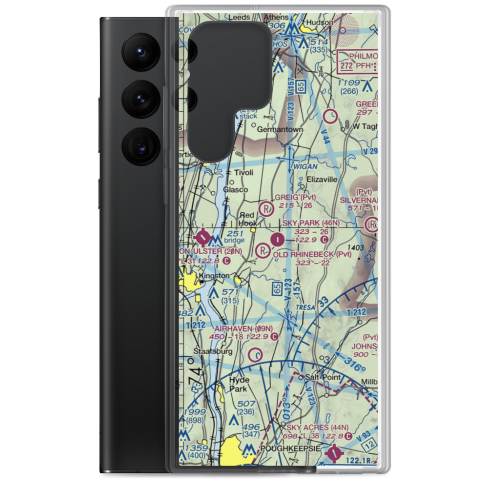 Sky Park Airport (46N) VFR Sectional Samsung Case Samsung Galaxy S22 Ultra model shown