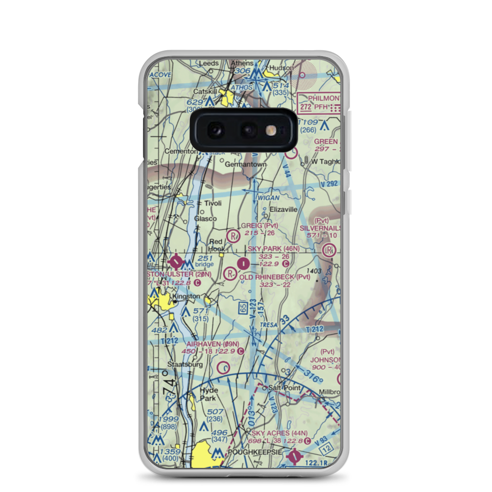 Sky Park Airport (46N) VFR Sectional Samsung Case Samsung Galaxy S10e model shown