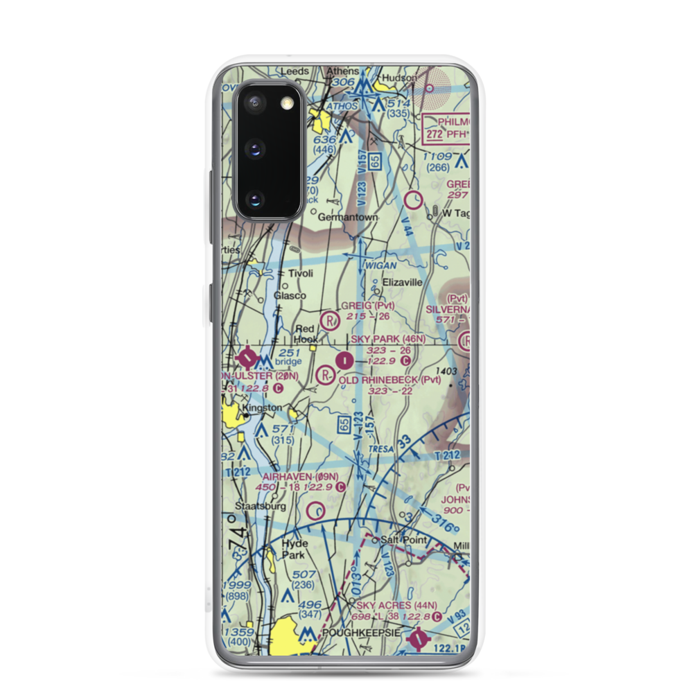 Sky Park Airport (46N) VFR Sectional Samsung Case Samsung Galaxy S20 model shown