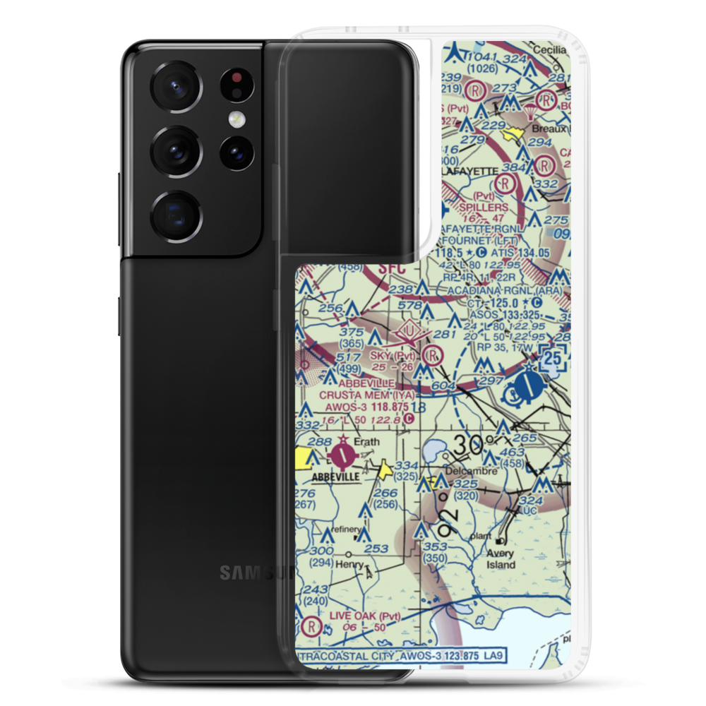 Sky Ranch Airport (33LA) VFR Sectional Samsung Case Samsung Galaxy S21 Ultra model shown