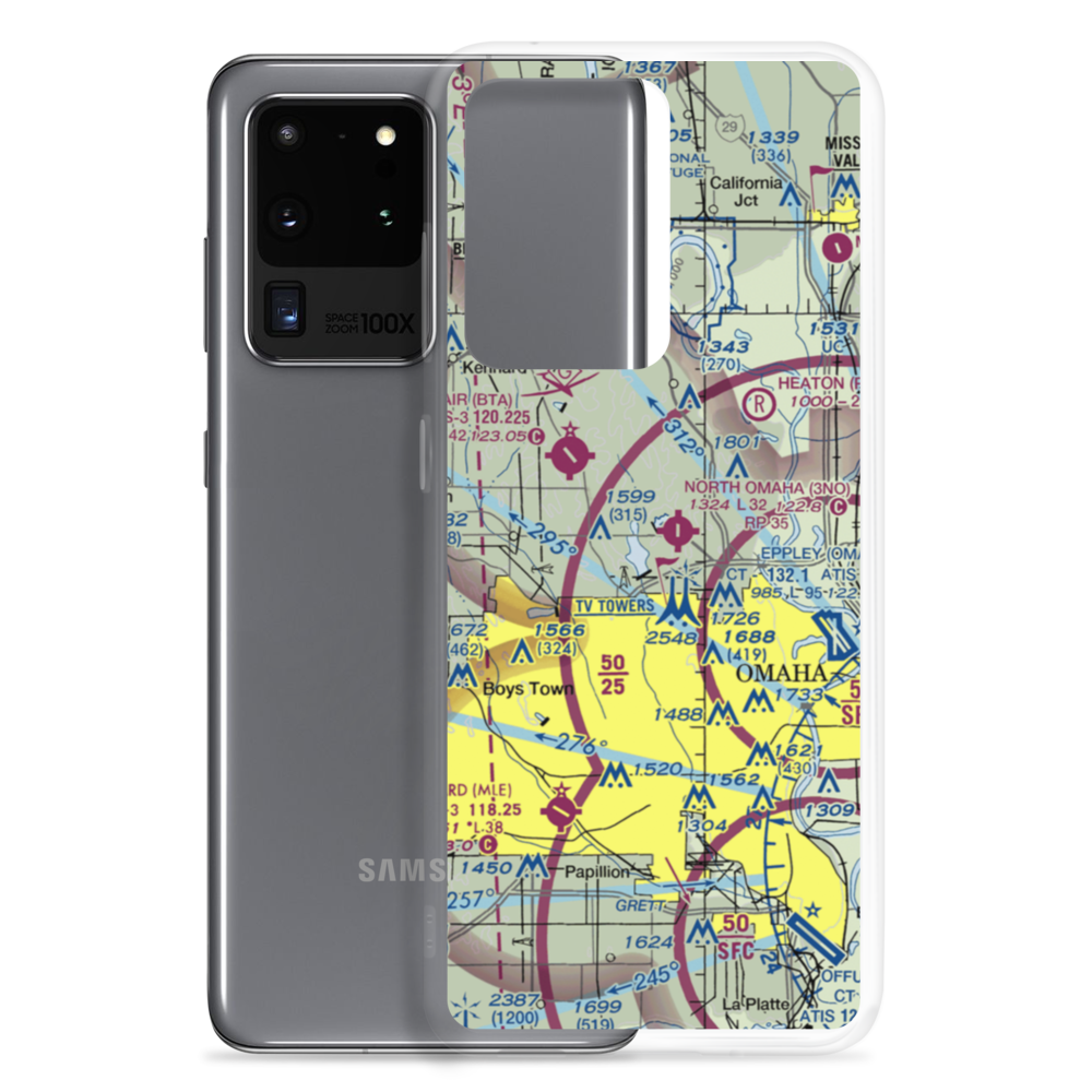 Sky Ranch Airport (NE24) VFR Sectional Samsung Case Samsung Galaxy S20 Ultra model shown