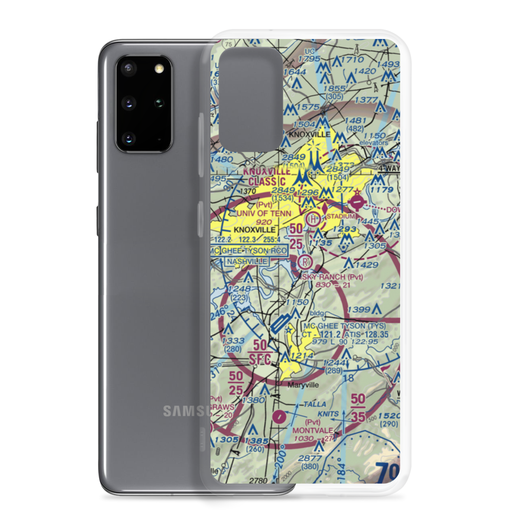 Sky Ranch Airport (TN98) VFR Sectional Samsung Case Samsung Galaxy S20 Plus model shown