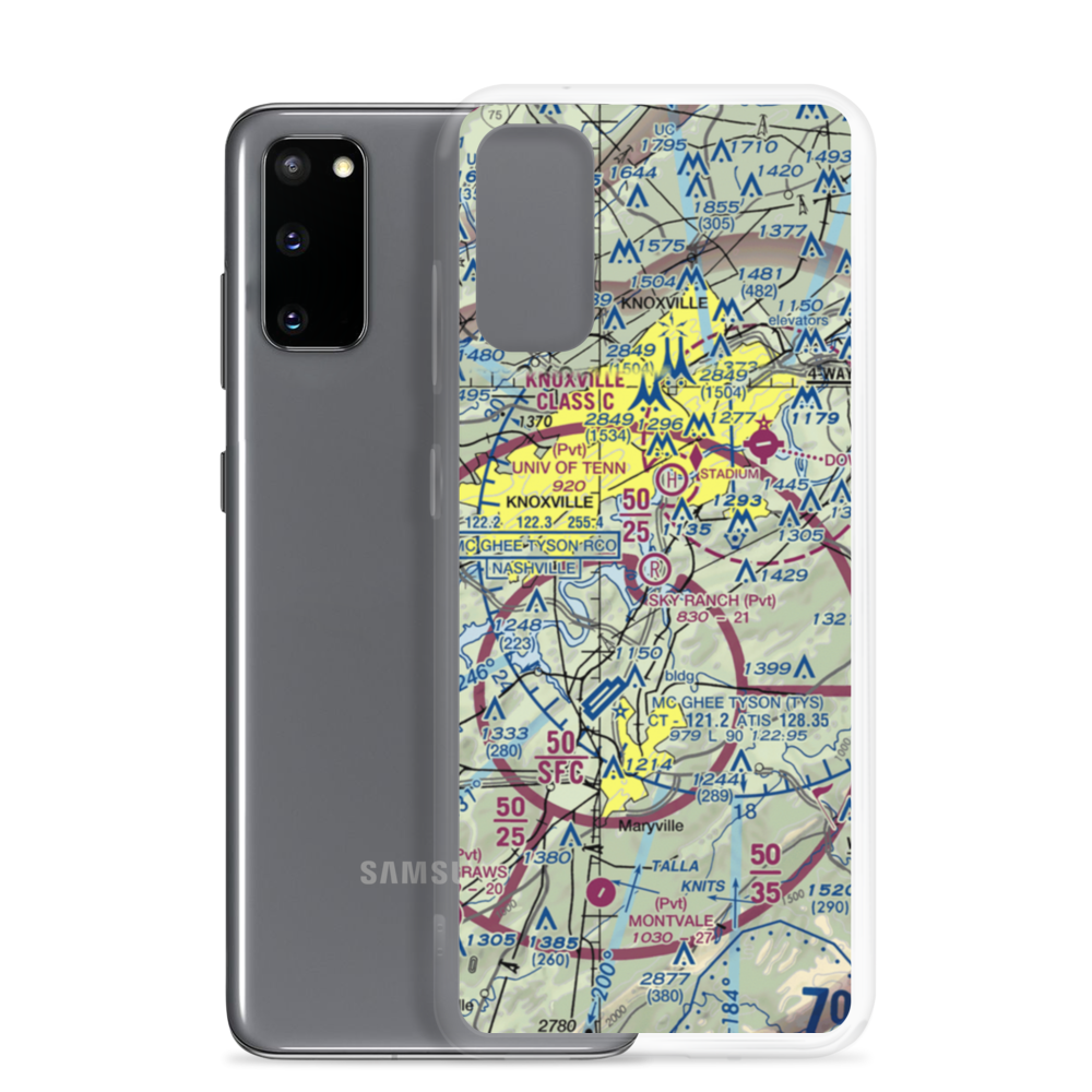 Sky Ranch Airport (TN98) VFR Sectional Samsung Case Samsung Galaxy S20 model shown
