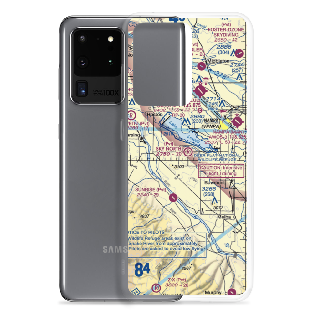 Sky Ranch South Airport (ID79) VFR Sectional Samsung Case Samsung Galaxy S20 Ultra model shown